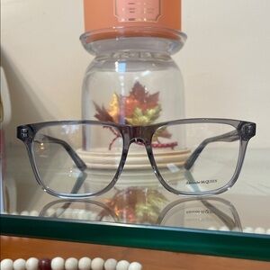 Alexander McQueen Smoke Gray Eyewear